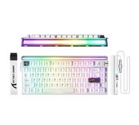 ATTACK SHARK Teclado magnético para juegos R85 HE 75% con cable, tasa de sondeo de 8 KHz, precisión RT de 0.005 mm, tasa de escaneo de 256 K, intercambio en caliente personalizado, teclado de PC con