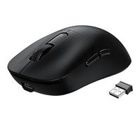 ATTACK SHARK X3 - Ratón inalámbrico para juegos, mouse ergonómico de 49 g, triple modo, sensor óptico PAW3395 26K DPI, duración de la batería de 200 horas, botones programables, accesorios de juego