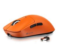 ATTACK SHARK X3 - Ratón SUPERLIGHT de 49g, Sensor de Gaming PixArt PAW3395, Ratón Gaming Inalámbrico/Con Cable BT/2.4G, 6 DPI Ajustables hasta 26000, Batería de 200 Horas, Ratones de Oficina para