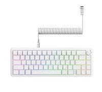 ATTACK SHARK X65PRO HE Rapid Trigger Teclados, Magnetic Gaming Keyboard, Magnetic Switch, Tri-Mode, 0.01mm RT Accuracy, 0.125ms Latency, 8K Polling Rate, 128K Scan Rate, Dye-Sub PBT Keycap