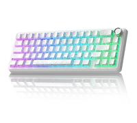 ATTACK SHARK X65PRO HE - Teclado inalámbrico para juegos de disparador rápido, precisión RT de 0.01 mm, velocidad de sondeo de 8 KHz, teclado con cable con interruptor magnético, trimodo