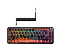 ATTACK Shark X65PRO HE - Teclado mecánico magnético de disparo rápido, 65% intercambiable en caliente, sensor de efecto Hall, accionamiento ajustable, RGB trimodo, tasa de sondeo de 8 KHz con cable en