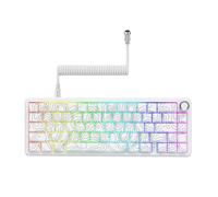 ATTACK Shark X65PRO HE - Teclado mecánico magnético de disparo rápido, 65% intercambiable en caliente, sensor de efecto Hall, accionamiento ajustable, RGB trimodo, tasa de sondeo de 8 KHz con cable en