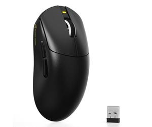 ATTACK SHARK X8 SE Ratón Gaming Inalámbrico, Peso Ligero 55g, Sensor PAW3311, Chip BK52820, 25,000 dpi, BT/2.4G/USB-C, 80 Millones de Clics, Batería 500mAh, Driver Web para PC/Mac- Negro