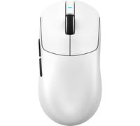 ATTACK SHARK X8Pro 8K - Ratón para manos grandes, 55 g, Superlight, PixArt PAW3395PRO, sensor gaming, Bluetooth/2,4 GHz inalámbrico/cableado, 6 DPI ajustables a 40.000, batería de 500 mAh (blanco)