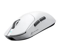 ATTACK SHARK X8ULTRA Ratón Inalámbrico para Mano Grande, 55g Superlight, PixArt PAW3950MAX Gaming Sensor, BT/2.4G Wireless/Wired, Adjustable dpi up to 42000, 500mAh Battery (White)