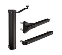 ATTAS Cierrapuertas LION 180° Negro Metal