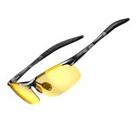 ATTCL Gafas de Sol Deportivas Polarizadas para Hombre, Marco de Metal Al-Mg Súper Ligero 8-177 Byeshi