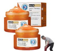 Attdx Emu Oil Terapia De La Articulación De La Cúrcuma Gel, Aceite De Cúrcuma Para Artritis y Alivio Del Dolor, Gel De Masaje De Alivio De Dolor (2pcs)