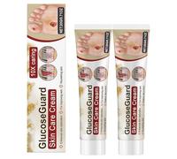 Attdx Glucoseguard de crema de rescate de piel, crema para el cuidado del pie, alivia y reparaciones suaves secas kin, cuidado del pie - mantenga los pies saludables (2pcs)