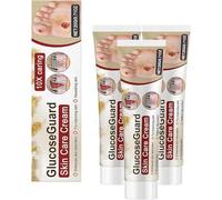 Attdx Glucoseguard de crema de rescate de piel, crema para el cuidado del pie, alivia y reparaciones suaves secas kin, cuidado del pie - mantenga los pies saludables (3pcs)