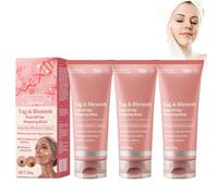 ATTDX Maschera Peel Off in Gel Avvolgente per Tag & Blemish, Maschera Peeling Avanzata per il Viso, Riduce Pelle Opaca e Imperfezioni, Ingredienti Naturali (3pcs)