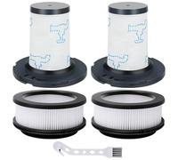 Attemart Filtro de Repuesto para Rowenta X-Force Flex 11.60 12.60 14.60 15.60 Aqua Animal RH98C0 RH9878 RH9890 RH99F1 RH9958 RH9990 RH99C0 Aspiradora filtro, reemplaza # ZR009007 & ZR009008, 4 Piezas