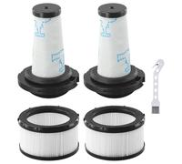 Attemart Filtro de Repuesto para Rowenta X-Force Flex 9.60 Aqua/Animal/Allergy RH20C2 RH2077 RH2078 RH2079 RH2037 RH2038 RH2039 Aspiradora Reemplazar el filtro,reemplaza#ZR009010&ZR009012, 4 Piezas