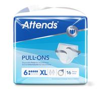Attends Pull-Ons 6 - Pantalones para incontinencia (talla XL, 4 paquetes de 16)
