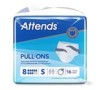 Attends Pull-ONS - 8 pequeñas - Tamaño del paquete: 64 (16X4)