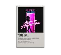 Attention by Fat Joe, Dre & Chris Brown - Póster de pared con diseño de portada para dormitorio, películas de 50 x 75 cm, estilo sin marco