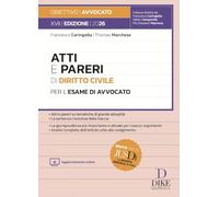 Atti e pareri di diritto civile per l'esame di avvocato 2026. Con aggiornamento online (Obiettivo avvocato)
