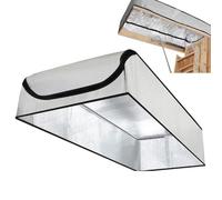 Attic Door Insulation Cover, Reutilizable Uv Resistant Energy Saving Barrera for Studio, Garaje, Basement, Workshop, Rv, Dog House, Window, Home Heat and Cold Control, 54,33x25 pulgadas