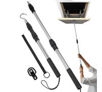 Attic Ease Pull System - Extendable Attic Door Pull Down System,Adjustable Ladders Release Stairs Puller Pole Replacement for Cargo Curtains Garage Awning Window Truck