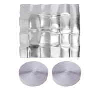 Attic Fan Insulation Cover | PE & Aluminum Film for Efficient Temperature Control/Particle Protection | Attic Vent Closure for Home & Business (129x129cm)