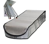 Attic Stair Insulation Cover, Thick Attic Door Insulation, Pull Down Stair Cover, Doble Bubble Insulation- Thick Attic Stair Insulation Cover Reflecting 97% of Radiant Heat for Pull Down Stairs