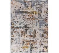 Atticgo Alfombra abstracta beige/caldera/azul 154x230 cm