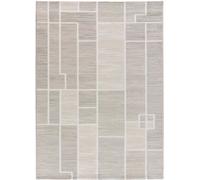 Atticgo Alfombra abstracta crema 80x150 cm