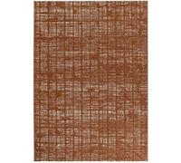 Atticgo Alfombra de exterior abstracta cobre 130x190 cm