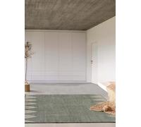 ATTICGO Alfombra de Pelo Corto Farashe - Rectangular - Fibra sintética - Alfombra para salón y Dormitorio, de Estilo Étnico - Gris 1052-120x170 cm