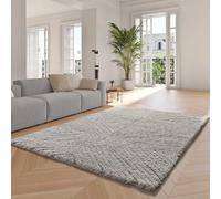 ATTICGO Alfombra de Salón - Atesa 80365 Plata - 60x120 cm