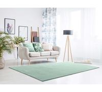 ATTICGO Alfombra de Salón - Loft Liso Verde - 60x120 cm