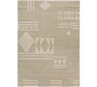 Atticgo Alfombra étnica beige 160x230 cm