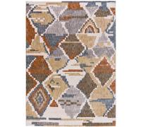 Atticgo Alfombra étnica beige/caldera/multicolor 140x200 cm