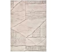 Atticgo Alfombra étnica crema / marrón 160x235 cm