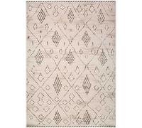 Atticgo Alfombra étnica crema / marrón 200x285 cm