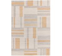 Atticgo Alfombra geométrica beige 133x190 cm