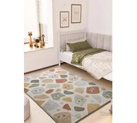 ATTICGO Alfombra Infantil Beats - Rectangular - Fibra sintética - Alfombra para Dormitorio o Cuarto Infantil, Piedra animadas - Multicolor 40495-120x170 cm