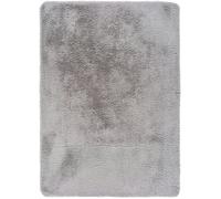 Atticgo Alfombra lavable shaggy gris 160x230 cm