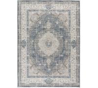 Atticgo Alfombra lavable vintage gris 140x200 cm