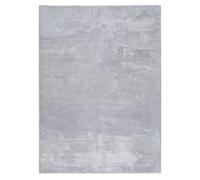 Atticgo alfombra lisa lavable loft en color plata, 120 x 170 cm