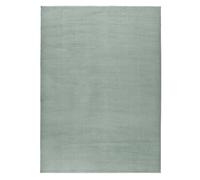 Atticgo alfombra lisa lavable loft en color verde, 120 x 170 cm