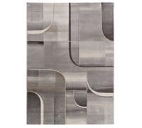 Atticgo Alfombra moderna gris 140x200 cm