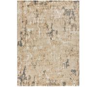 Atticgo Alfombra shaggy étnica beige 80x150 cm