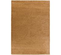 Atticgo Alfombra shaggy marrón 160x230 cm