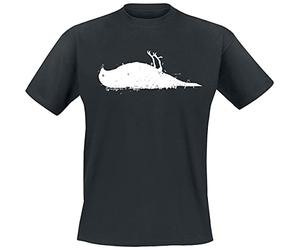 Atticus Bird Hombre Camiseta Negro M 100% algodón Regular