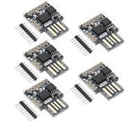 ATTINY85 Digispark Placa de Desarrollo Binghe 5 pièces Attiny85 Digispark kickstarter con 32u4 Chip ATTINY85 Micro USB Placa de Desarrollo Soporte ESP32 Compatible con Arduino