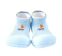 Attipas Calcetines de bebé para bebé y niño pequeño, zapatos para primeros pasos para bebés, antideslizantes, fuertes, lavables a máquina, cómodos, transpirables, suela de goma suave, secado rápido