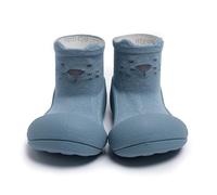 Attipas niño Animals Blue Barefoot Color Azul Calzado Respetuoso Ideal para guarderias Gateo y Primeros Pasos Algodon con Certificado Oeko Tex Muy comodas - 21.5