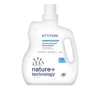 ATTITUDE Detergente líquido para ropa, verificado por EWG, compatible con HE, a base de plantas y vegano, jabón de lavandería natural, aroma a flores silvestres, 40 cargas, 2 litros